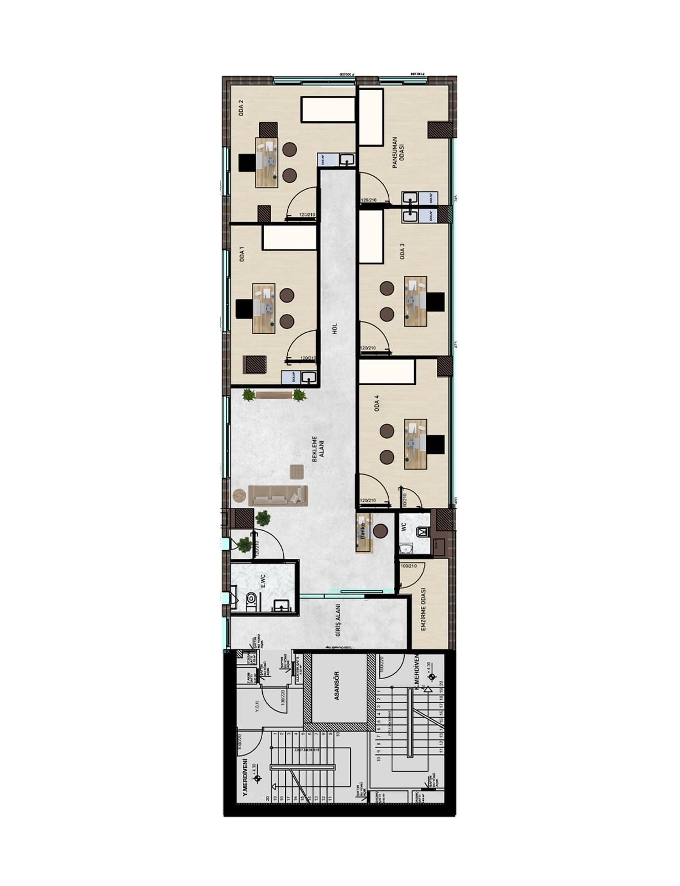 İYGMED Kat Planlaması Asma